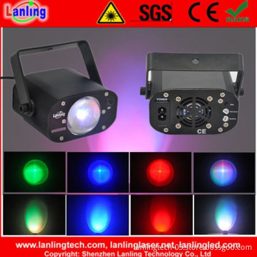 1*3W RGB 3-in-1 Mini Indoor LED Strobe Light, Aluminum Housing
